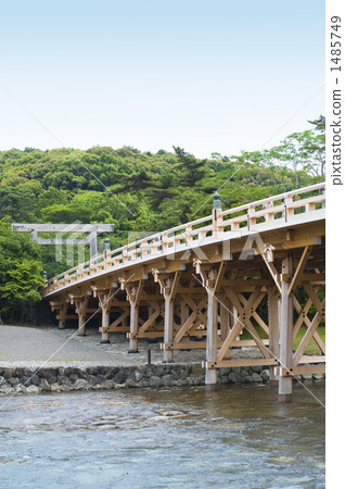 Ujibashi bridge in Ise shrine 1485749
