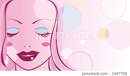 女性的臉 女性的臉 1487788