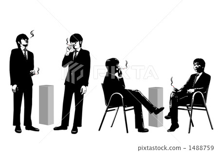 抽香煙的商人 1488759