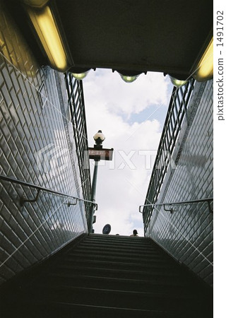 Exit at Paris Metro Exit at Paris Metro 1491702
