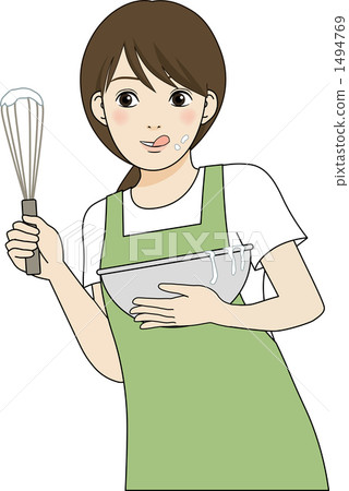 Housewives with whisk 1494769