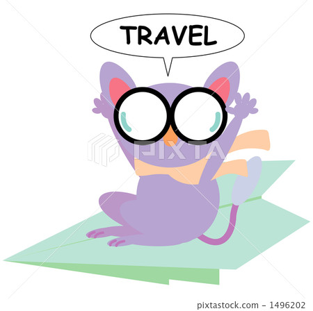 眼鏡猴 紙飛機 旅遊 1496202