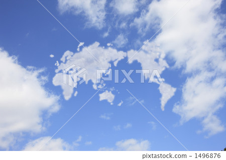 Cloud world map 1496876