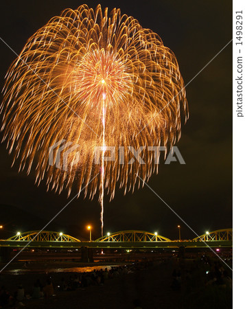 Abe River Fireworks Festival, Shakuhin launch. 1498291