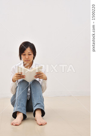 reading, female, lady 1500220