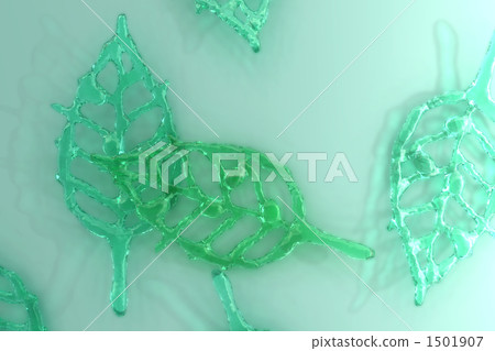 Glass leaves 1501907