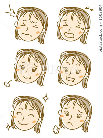 Female facial expression No. 4 Female facial expression No. 4 1502904