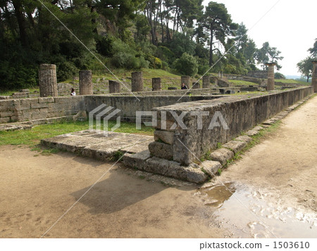"Hera Temple" of the World Heritage "Olympia's Archaeological Site" (Greece) "Hera Temple" of the World Heritage "Olympia's Archaeological Site" (Greece) 1503610