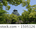 Osaka Castle in fresh green 1505126