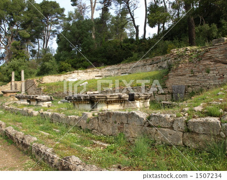 "Water supply facility (Irodisauticos)" of the World Heritage "Olympia's archaeological site" (Greece) "Water supply facility (Irodisauticos)" of the World Heritage "Olympia's archaeological site" (Greece) 1507234