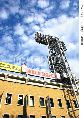 Koshien stadium and summer sky Koshien stadium and summer sky 1507602