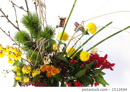 Arrangement of flowers for New Year Arrangement of flowers for New Year 1512694
