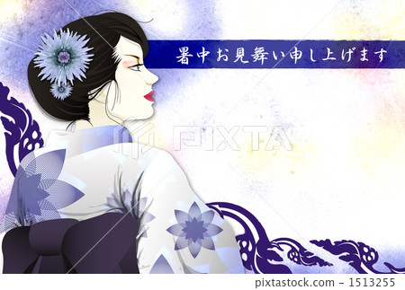 A woman in a yukata A woman in a yukata 1513255