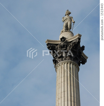 特拉法加廣場納爾遜雕像在倫敦 1515443
