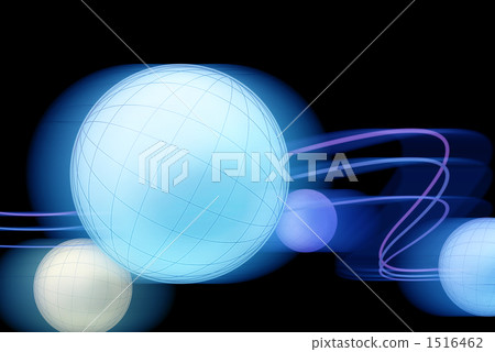 A virtual space with a sphere 1516462