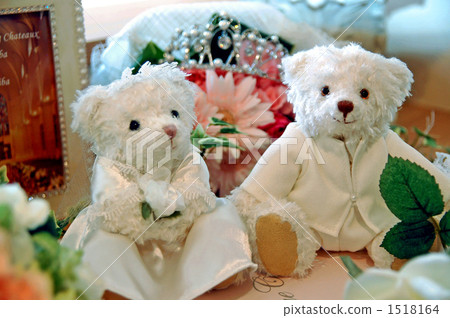 婚禮熊婚禮鮮花花束和頭飾 婚禮熊婚禮鮮花花束和頭飾 1518164