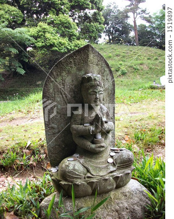 st. kannon bodhisattva, image of buddha in field, stone buddha 1519897