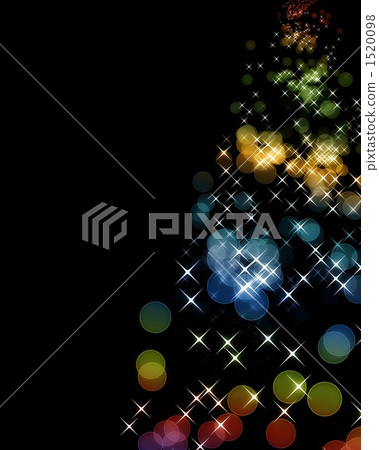 閃爍的 彩虹色的 明亮 1520098