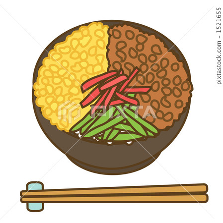 Tri-color rice bowl with mince 1521655