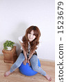 Balance ball girl 1523679
