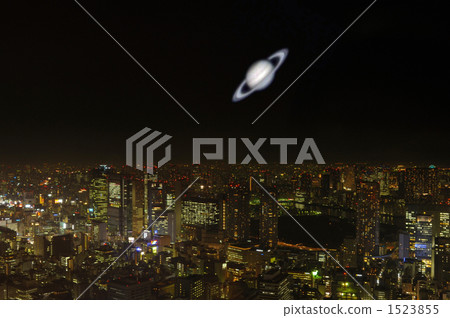 東京和土星夜視圖 1523855
