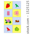 Flowers and fruits and hieroglyphs 1525125