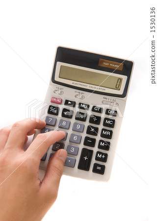 Calculator and hand Calculator and hand 1530136