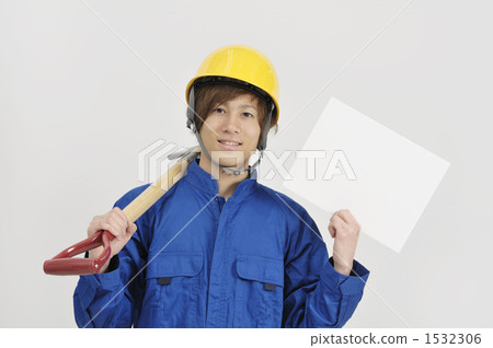 Workers with whiteboard Workers with whiteboard 1532306