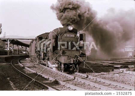 C 58 steam locomotive departing from Hakodate Station Showa 44 1532875