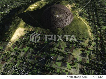 幻覺世界(綠色城鎮和圓頂) 幻覺世界(綠色城鎮和圓頂) 1536664