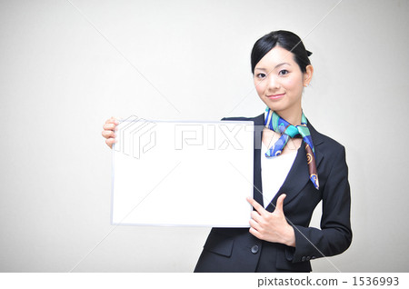 客艙服務員女性白板 1536993