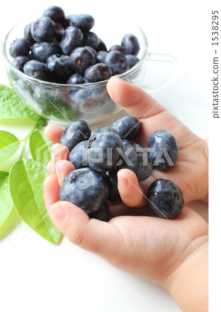 A handful of blueberries 1538295