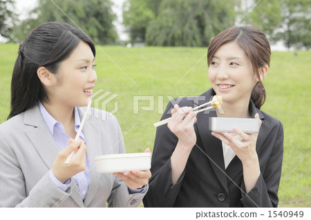 lunch, a businesswoman, ol 1540949