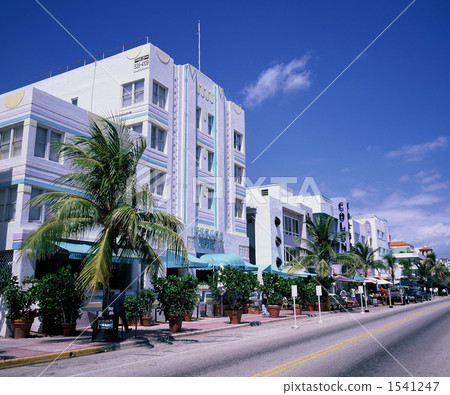 The Art Deco district of Miami Beach The Art Deco district of Miami Beach 1541247