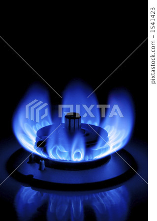 Flame of gas range 1541423