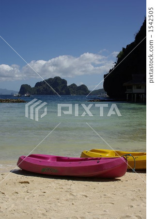 在菲律賓巴拉望島的度假村“愛妮島” 1542505