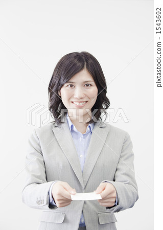 Business image Business card exchange 1543692