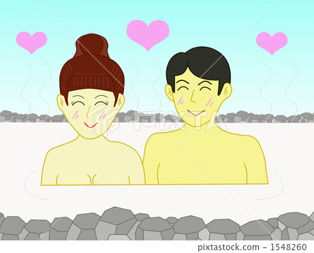 混合浴露天愛情情侶 1548260