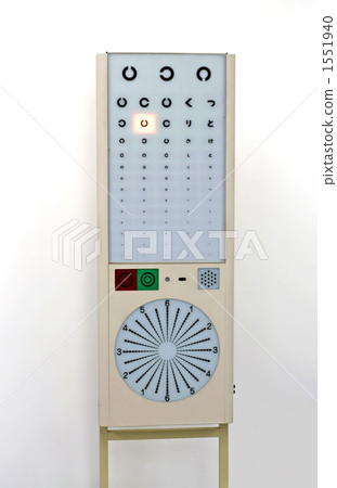 Inspection equipment for visual acuity test White background Inspection equipment for visual acuity test White background 1551940