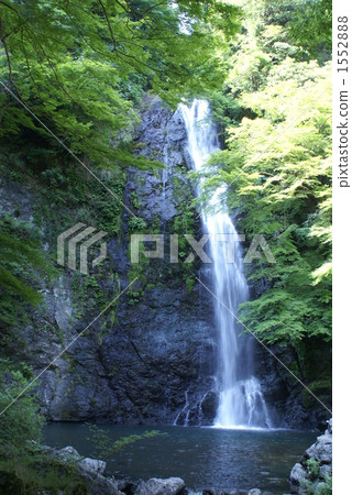 Meiji no Mori Minō Quasi-National Park, babble, small stream 1552888