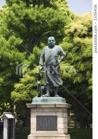 Takamori Saigo at Ueno Park Takamori Saigo at Ueno Park 1556456