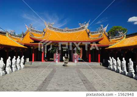 孔廟 陵墓 庭院 1562948