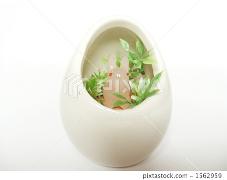Pink rabbit in egg Pink rabbit in egg 1562959