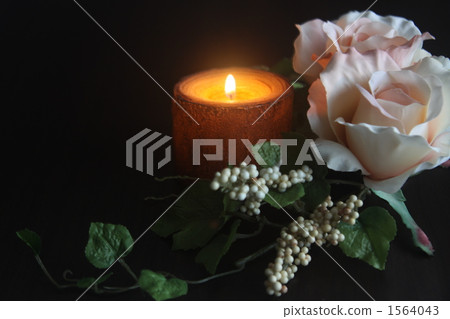 玫瑰和蠟燭 1564043