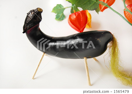spirit horse, offering, white background 1565479