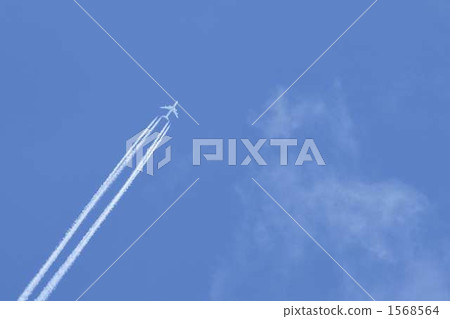 飛機雲 飛機雲 1568564