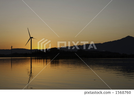 日落風車 1568760