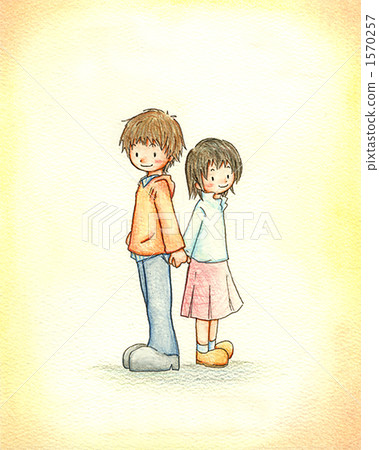 you and I - Stock Illustration [1570257] - PIXTA