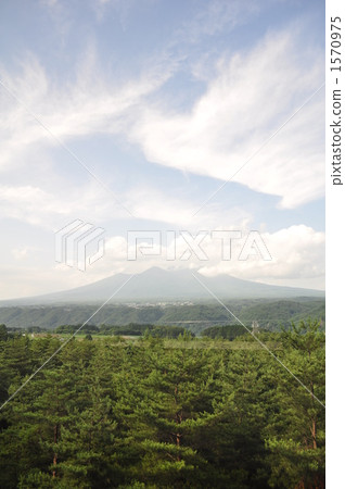 Yatsugatake seen from Hakushu Yatsugatake seen from Hakushu 1570975