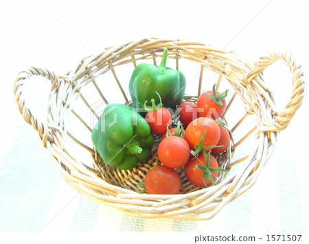 竹籃 胡椒 柿子椒 1571507